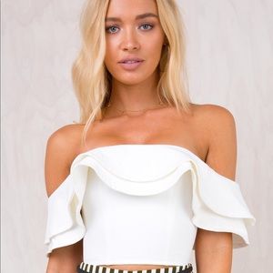 Nadia Valino Off the Shoulder Top